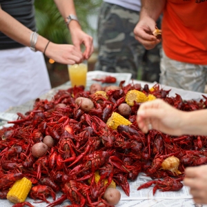 There is no such thing as too much crawfish.